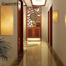 GobekUsa Bamboo Wall Lights Sconces LED Fixtures for Bedroom Bathroom Stairs Luminarias