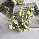 GobekUsa Gold Hybrid Flower Cherry Stamen Berries Bundle for DIY Decor