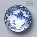 GobekUsa Ceramic Kung Fu Tea Cup, Japanese Style Porcelain Espresso Coffee Cup