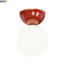 GobekUsa Iron Glass LED Ceiling Lights Modern Home Decor Lighting G9 Lamparas