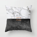 GobekUsa Gray Marble Black Agate Pillow Case for Home Sofa Chair Decor