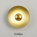GobekUsa Golden Macaroon LED Wall Lamp for Bedroom & Living Room