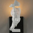 GobekUsa Loft Face Wall Lamp Décor Salon Lights Retro LED Indoor Lighting
