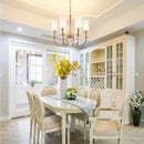 GobekUsa Copper Ceiling Chandelier for Living Room Kitchen Bedroom Lighting