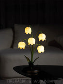 GobekUsa LED Flower Table Lamp - Decorative Desk Light for Bedroom, Living Room, Study