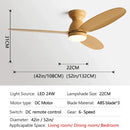 GobekUsa LED Ceiling Fan with Remote Control - American Modern Design - Ceiling Light Fan