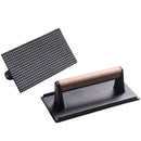GobekUsa Cast Iron Burger Press for Grill Hamburger Steak Heavy-Duty Meat Press