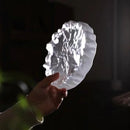 GobekUsa Crystal Glass Coaster, Minimalist Jewelry Display Panel, Japanese Tea Plate