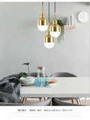 GobekUsa Gold Iron Led Pendant Lights for Kitchen Dining Room, Modern Luminaire Hanging Lamps