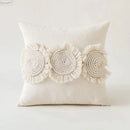 GobekUsa Ivory Pompom Tassel Pillow Cover 45x45cm/30x50cm Home Decor Sofa Seasonable
