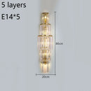 GobekUsa Crystal Wall Lamp: Elegant Lighting Fixtures for Luxe Living Spaces