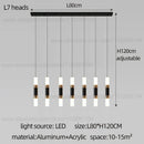 GobekUsa LED Staircase Chandelier: Modern Duplex Home Lighting for Architectural Decoration