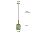 GobekUsa Colorful Glass Pendant Lights Living Room Bedside Lamp LED Hanging Lighting