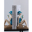 GobekUsa Cartoon Girls Resin Figure Sculpture for Home Decor