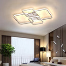 GobekUsa LED Ceiling Light 4 Rings 78W Square for Living Room Bedroom Bar