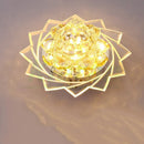GobekUsa Lotus Crystal LED Ceiling Lamp, Nordic Brights, Modern Style