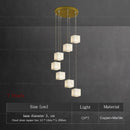 GobekUsa Jade Design Chinese Chandelier for Duplex Villa Restaurant and Living Room