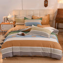 GobekUsa Cotton Thickened Bedding Set - Single/Double Size, High Quality, Warm & Soft.