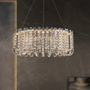 GobekUsa Crystal Pendant Ceiling Lamp LED Luxury Hanging Light