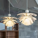 GobekUsa Glass Pine Cone Pendant Chandelier for Living Room Restaurant Bedroom Kitchen