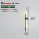 GobekUsa LED Grille Living Room Sofa TV Wall Lamp Strip, Minimalist Modern Bedroom Bedside Lighting