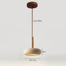 Modern Yellow Travertine Stone Pendant Light