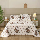GobekUsa Cotton Double Bedspread Set with Floral Design for Healthy Home Bed Decor