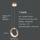 GobekUsa Circle Ring LED Chandelier Light for Luxe Living Spaces