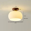 GobekUsa Cotton Shape LED Ceiling Lamp - Cream. Nordic Style, Hallway Balcony Porch Light.