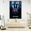 GobekUsa Jack-O-Lantern Wall Tapestry: Halloween Horror Movie Boho Home Decor for Bedroom