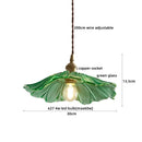 GobekUsa Clear Glass LED Pendant Light | Nordic Hanging Chandelier for Kitchen, Living Room