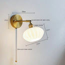 GobekUsa Ceramic LED Wall Sconce Lamp for Bathroom Bedroom Living Room Mirror Lighting