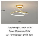 GobekUsa Heart Line LED Chandelier for Bedroom and Living Room