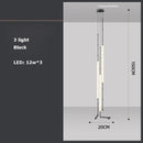 GobekUsa Art Deco Gold Black LED Designer Pendant Light for Dinning Room
