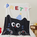 GobekUsa Lamb Fleece Cute Printed Blanket: Soft & Warm Double-Sided Throw Blanket