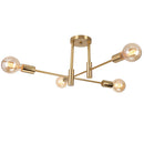 GobekUsa Industrial Sputnik Chandelier Modern Ceiling Light for Kitchen Dining Bedroom