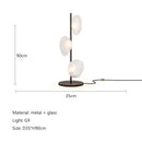 GobekUsa Glass Shade LED Floor Lamp for Home Decor, Living Room, Bedroom, Minimalist Design