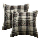 GobekUsa Buffalo Plaid Cotton Linen Sofa Cushion Cover Pillowcase
