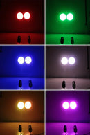 GobekUsa 15W RGBW LED Pinspot Beam Spotlights with Remote Control