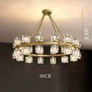 GobekUsa Crystal Chandelier for Living and Dining Room Lighting