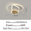 GobekUsa LED Chandeliers Modern Indoor Lighting Dimmable Luster Fixture for Home Decor