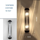 GobekUsa Crystal Wall Lamp: Modern Light Luxury for Living Room, Bedroom, and Corridor