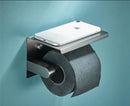 GobekUsa Grey Bathroom Accessories Set: Paper Holder, Corner Shelf, Towel Rack, Toilet Brush Holder, Towel Holder
