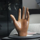 GobekUsa Hand Palm Sculpture Resin Decoration Crafts Character Statue Room Decor