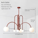 GobekUsa LED Pendant Chandelier for Living Room Bedroom Decor
