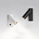 GobekUsa LED Wall Light: Modern Rotation Headboard Reading Lights for Bedroom, Living Room
