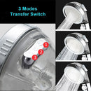 GobekUsa 3-Function High Pressure Water Saving Spa Shower Head with Switch Button