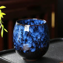 GobekUsa Chinese Kiln Ceramic Coffee Cup Set, 250ml, Elegant Kung Fu Teacup Pottery Handmade