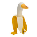 GobekUsa Abstract Banana Duck Sculpture Decorative Figurine for Home Decoration