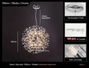 GobekUsa Dandelion Led Ceiling Chandelier for Home Decor Lighting Fixture